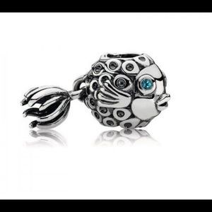 Pandora Sterling Silver Cubic Zirconia Fish Charm